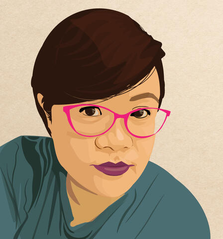 vector self-portrait