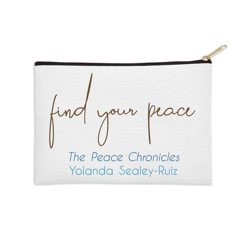 The Peace Chronicles - "find your peace" zipper bag